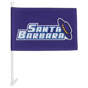 UC Santa Barbara Car Flag