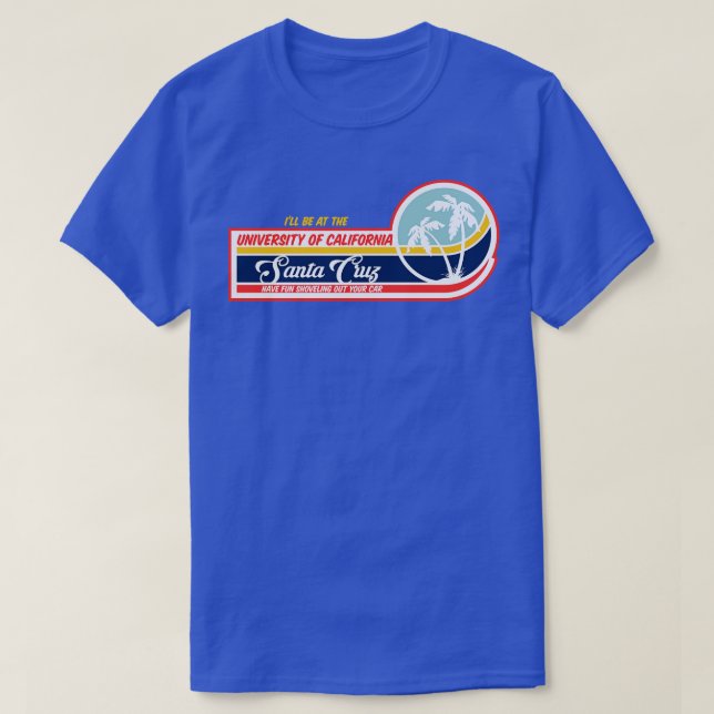 UC UCSC Classic Surfer Design 1 T-Shirt (Design Front)