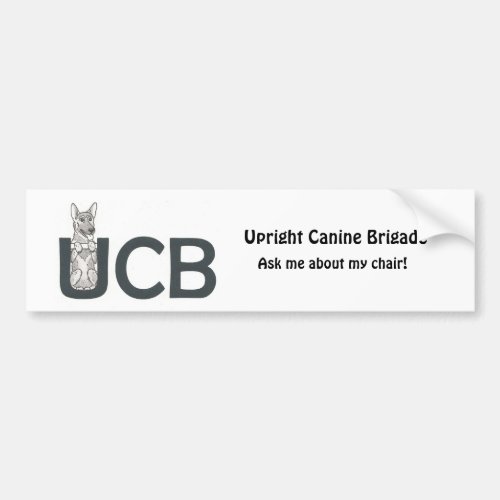 UCB Breeds_ German Shepherd_ Bumper Sticker