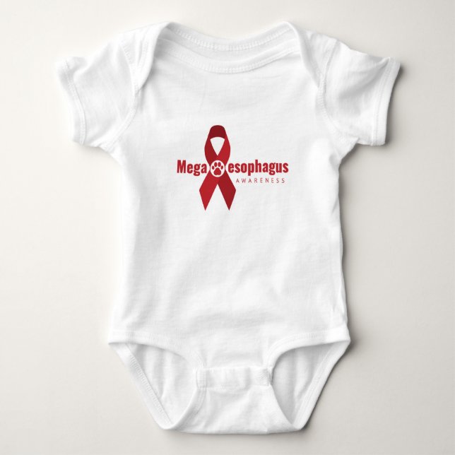 UCB ME Awareness Ribbon One Piece undershirt Baby Bodysuit (Front)