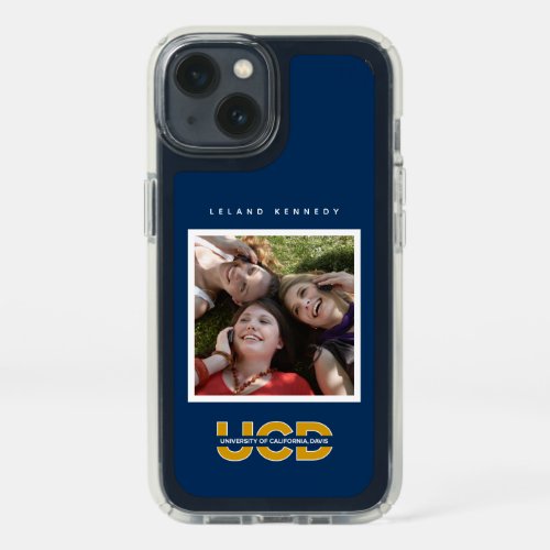 UCD Wordmark  Add Your Photo Speck iPhone 13 Case