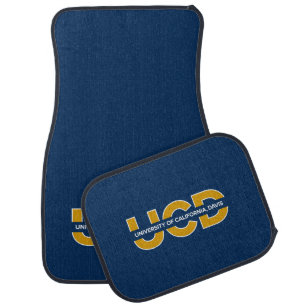 UCD Wordmark Car Floor Mat
