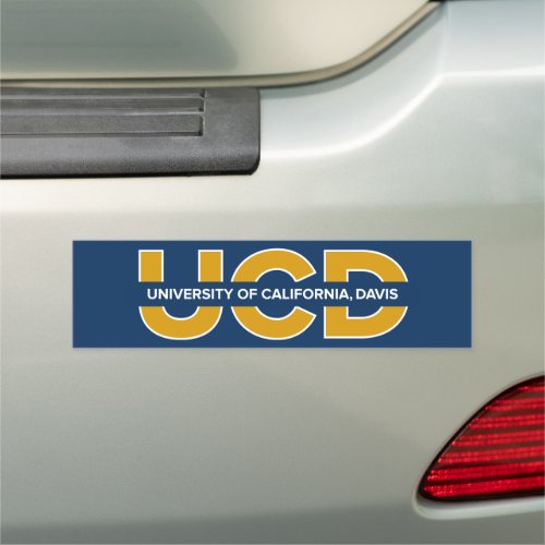 UCD Wordmark Car Magnet