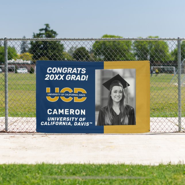 UCD Wordmark | Congrats Grad Banner (Insitu)