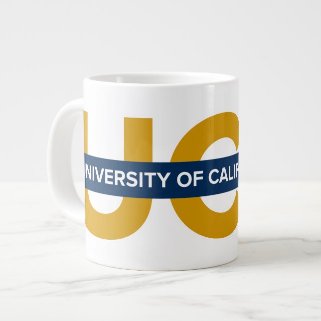 UCD Wordmark Giant Coffee Mug (Front Left)