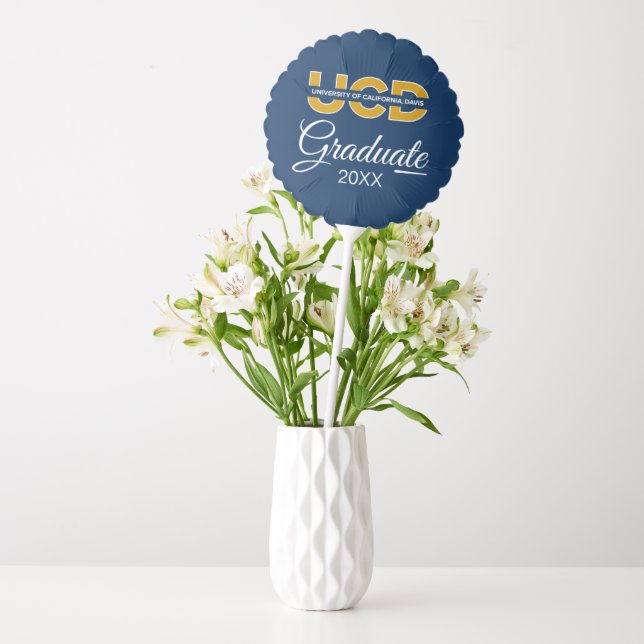 UCD Wordmark | Graduation Balloon (Vase)