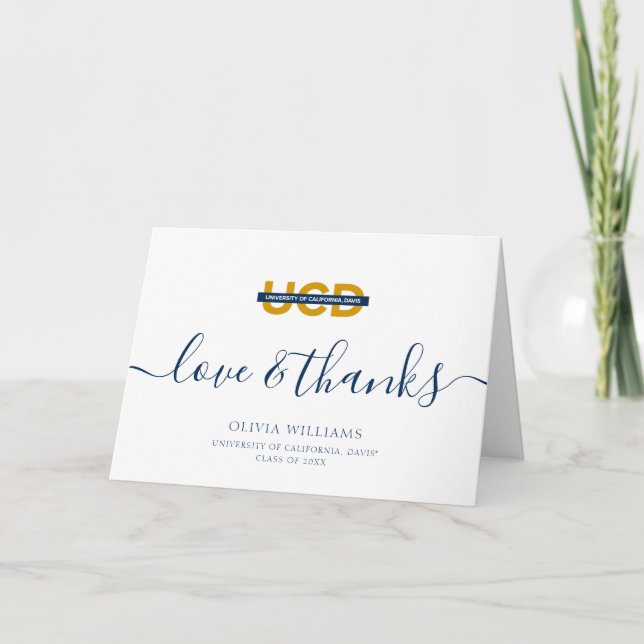 UCD Wordmark | Graduation Card (Front)