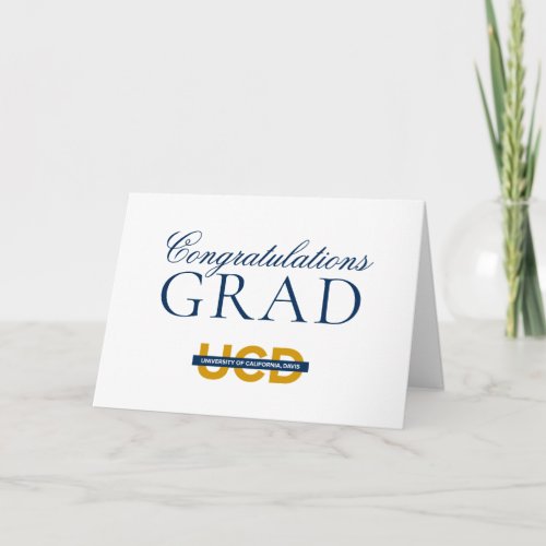 UCD Wordmark  Graduation Card