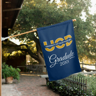 UCD Wordmark | Graduation House Flag