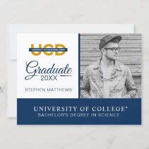 UCD Wordmark   Graduation Invitation