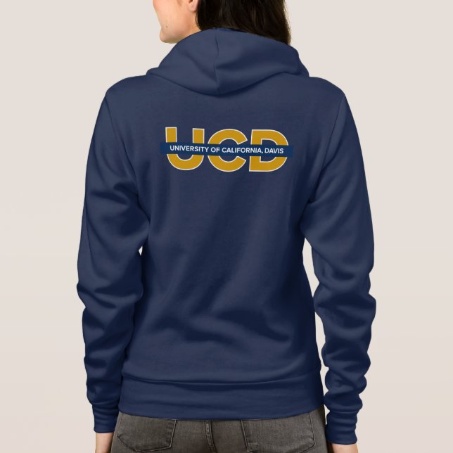 UCD Wordmark Hoodie (Back)