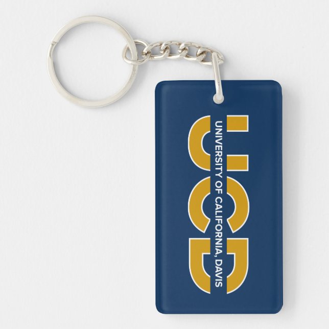UCD Wordmark Keychain (Front)