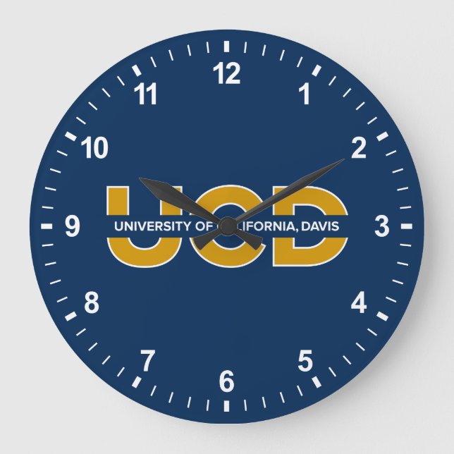 UCD Wordmark Large Clock (Front)