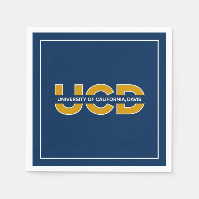 UCD Wordmark Napkins (Front)