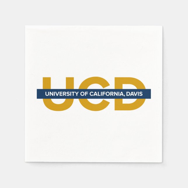 UCD Wordmark Napkins (Front)