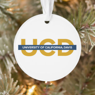 UCD Wordmark Ornament