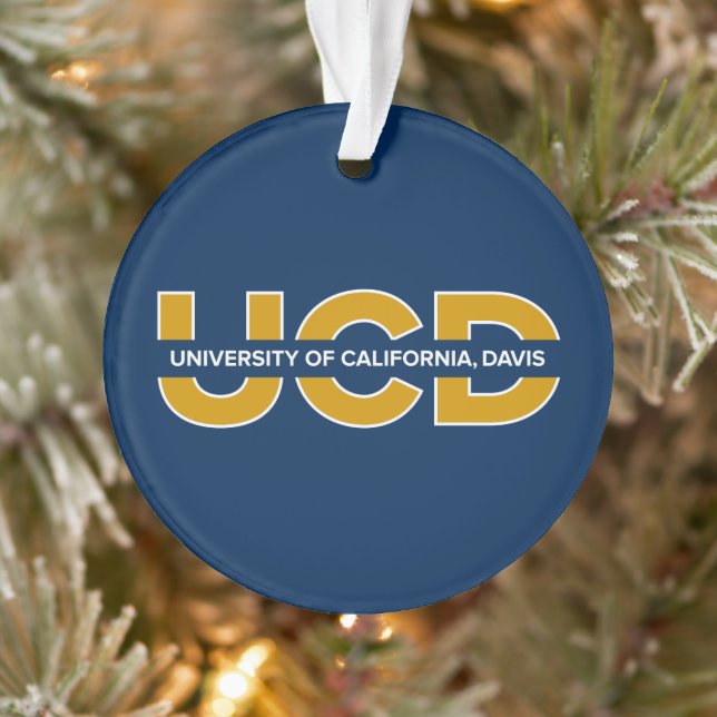 UCD Wordmark Ornament (Tree)