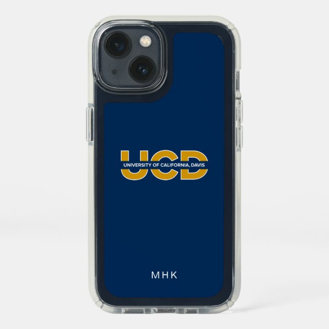 UCD Wordmark Speck iPhone 13 Case (Front)