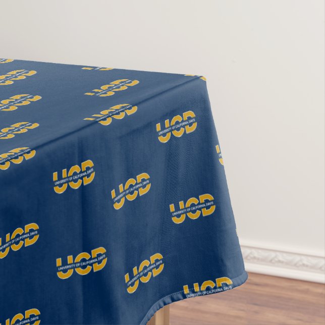 UCD Wordmark Tablecloth (In Situ)