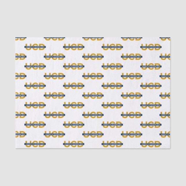 UCD Wordmark Tissue Paper (Front)