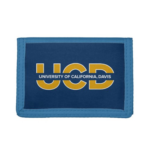 UCD Wordmark Trifold Wallet