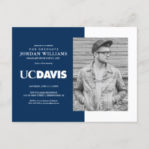 UCDAVIS   Graduation Announcement Postcard