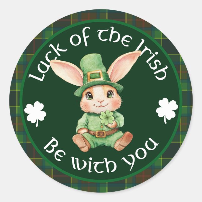 uck of the Irish Sticker (Front)
