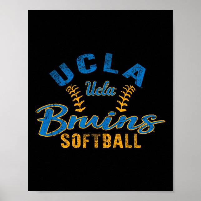 Ucla Bruins Softll Vintage Officially Licensed  Poster (Front)