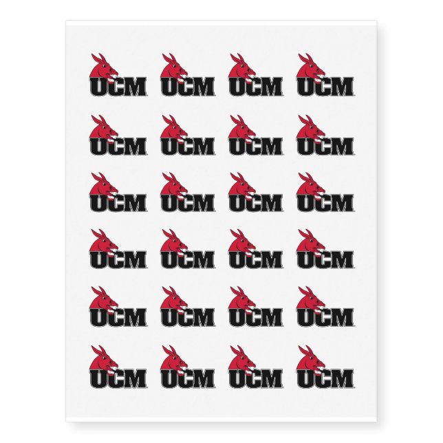 UCM Logo Temporary Tattoos (Front)
