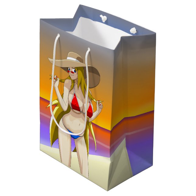 Ucogi Summer Medium Gift Bag (Front Angled)