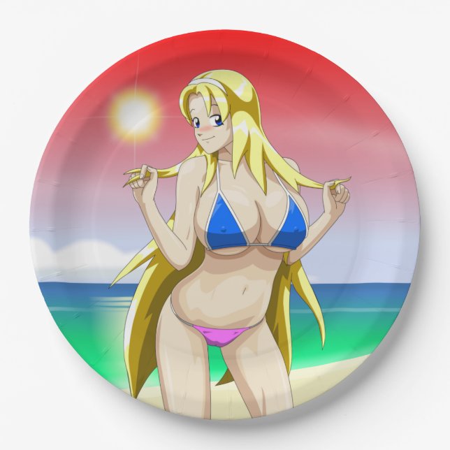 Ucogi Summer Paper Plates (Front)