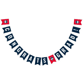 UConn Graduate Bunting Flags