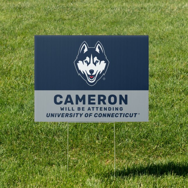 UConn Graduate Sign (Insitu)