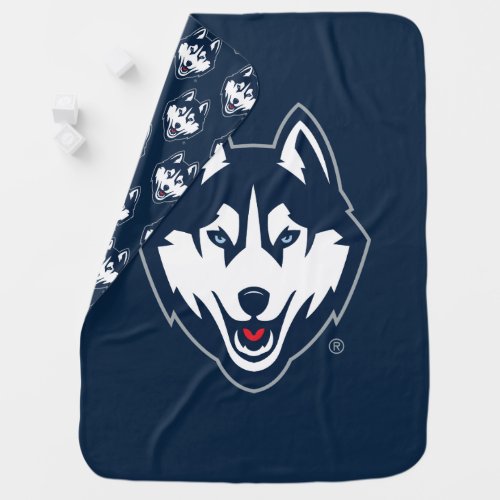 UConn Huskies Baby Blanket