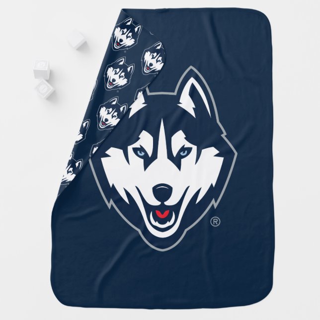 UConn Huskies Baby Blanket (In Situ)
