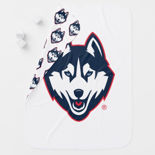 UConn Huskies Baby Blanket