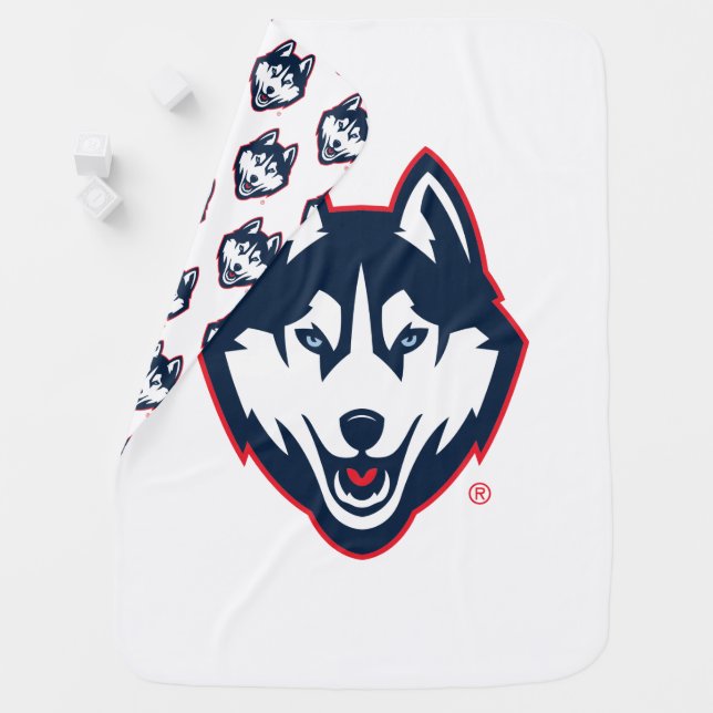 UConn Huskies Baby Blanket (In Situ)