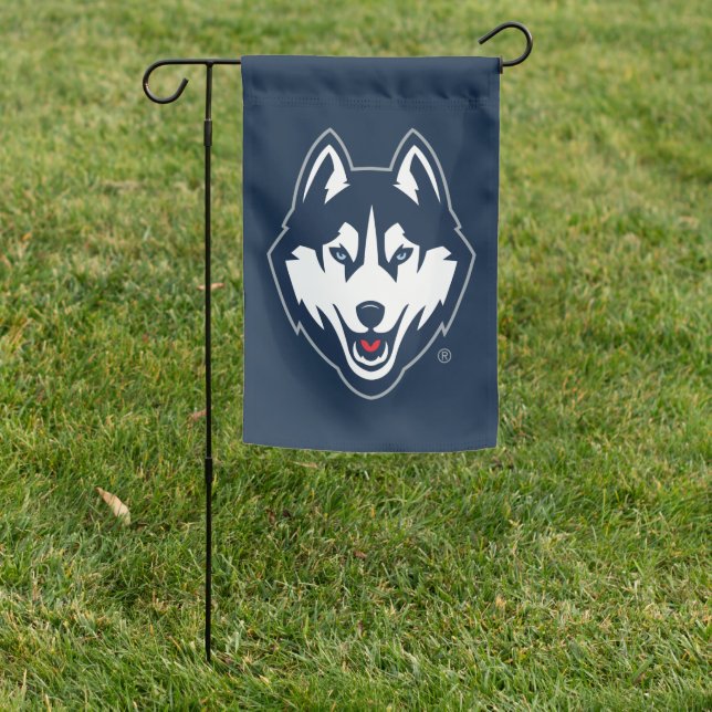 UConn Huskies Garden Flag (In SItu)