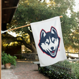 UConn Huskies House Flag