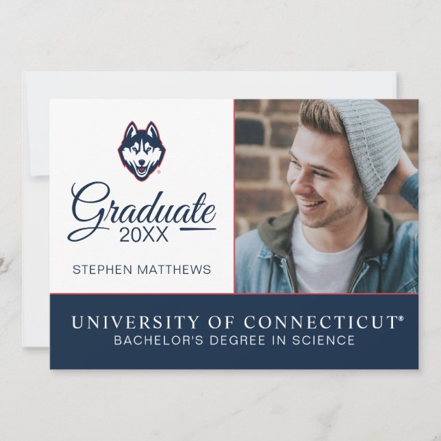 UConn Huskies Invitation (Front)