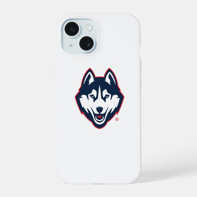 UConn Huskies iPhone 15 Case (Back)
