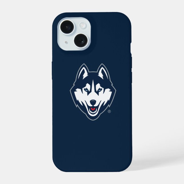 UConn Huskies iPhone 15 Case (Back)