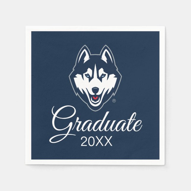 UConn Huskies Napkins (Front)