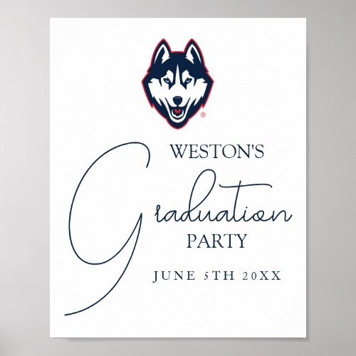 UConn Huskies Poster