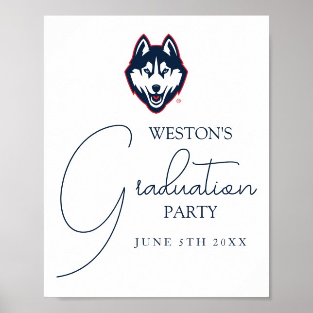 UConn Huskies Poster (Front)
