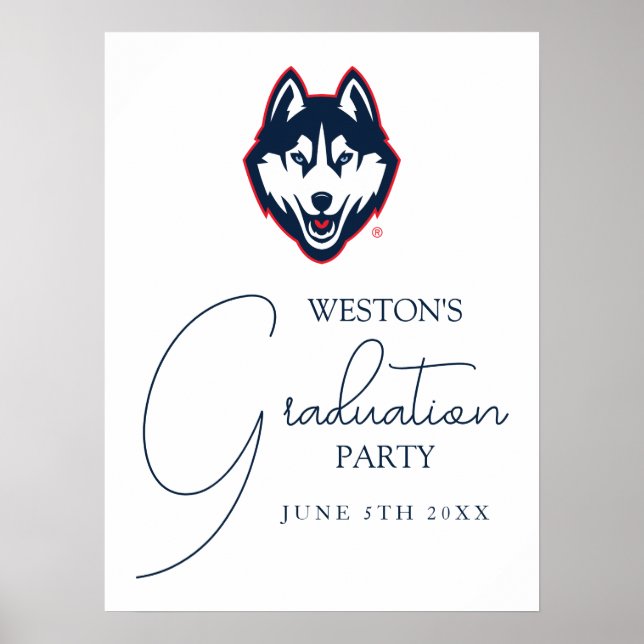 UConn Huskies Poster (Front)