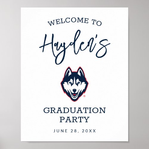 UConn Huskies Poster