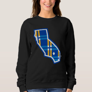 UCR Blue & Gold Tartan CA Sweatshirt