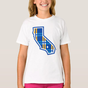 UCR Blue & Gold Tartan CA T-Shirt