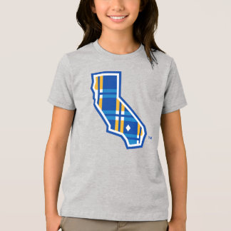 UCR Blue & Gold Tartan CA Tri-Blend Shirt